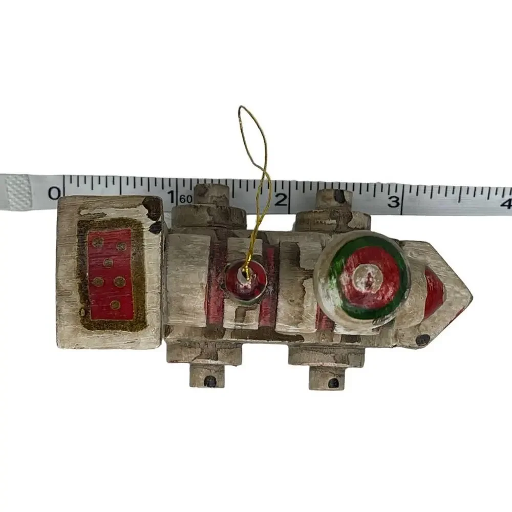 Vintage Enesco Train Engine Christmas Tree Ornament - Picture 9 of 10